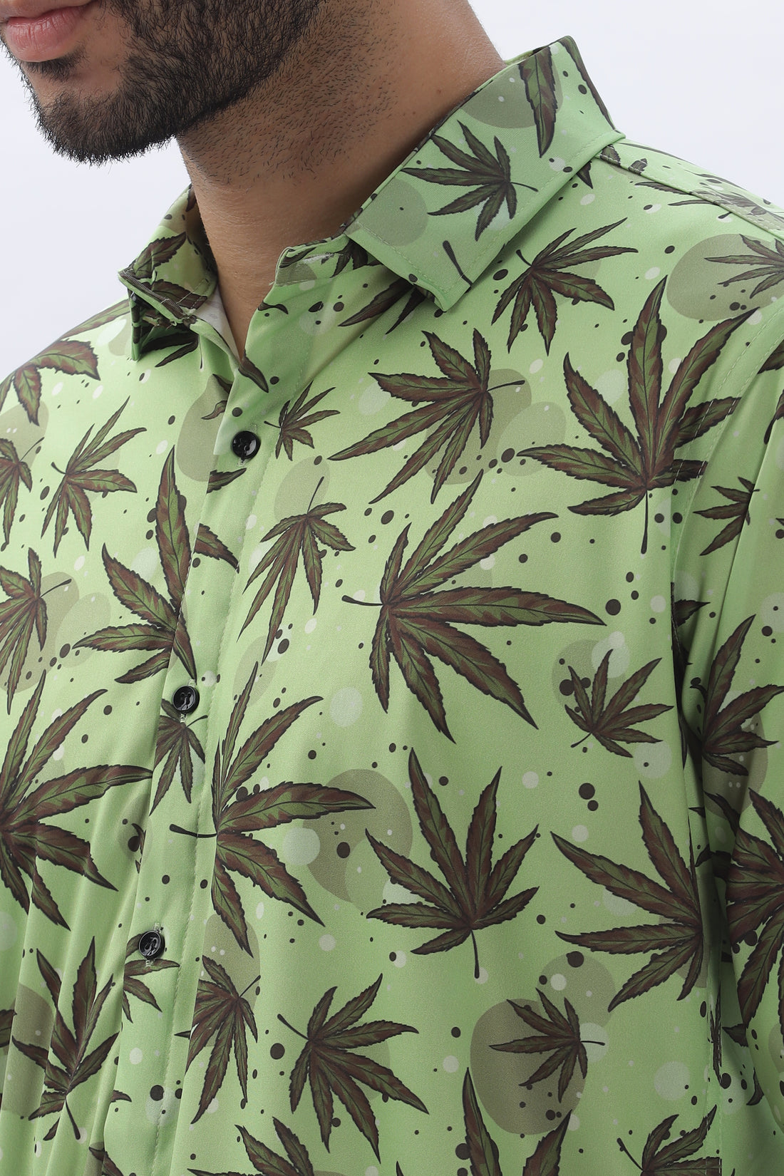 LEAFY GREEN SHIRT