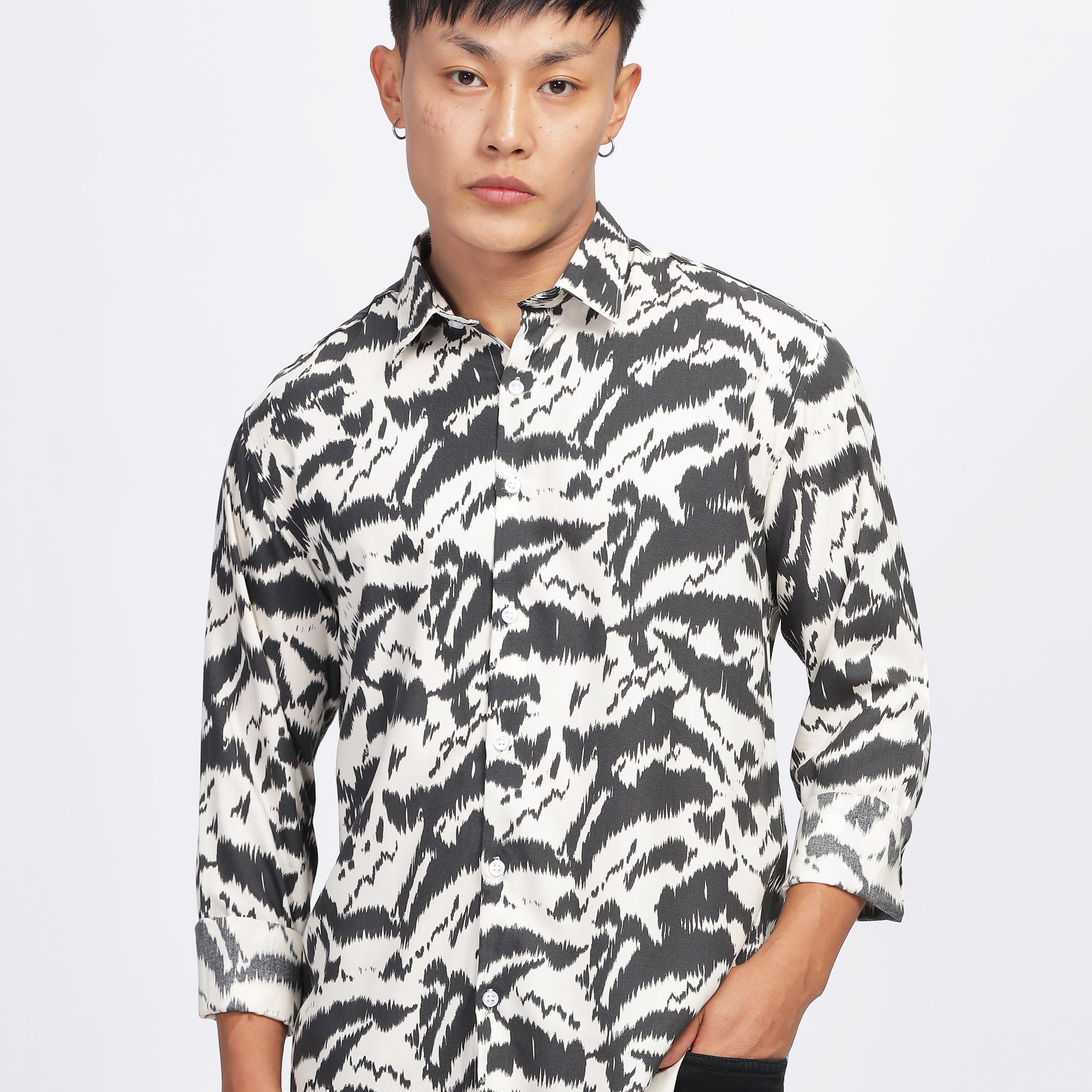 ZEBRA BLACK & WHITE SHIRT